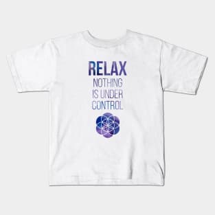 Relax Mindfulness Buddha Quote Kids T-Shirt